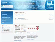 Tablet Screenshot of hiller-hinken.de